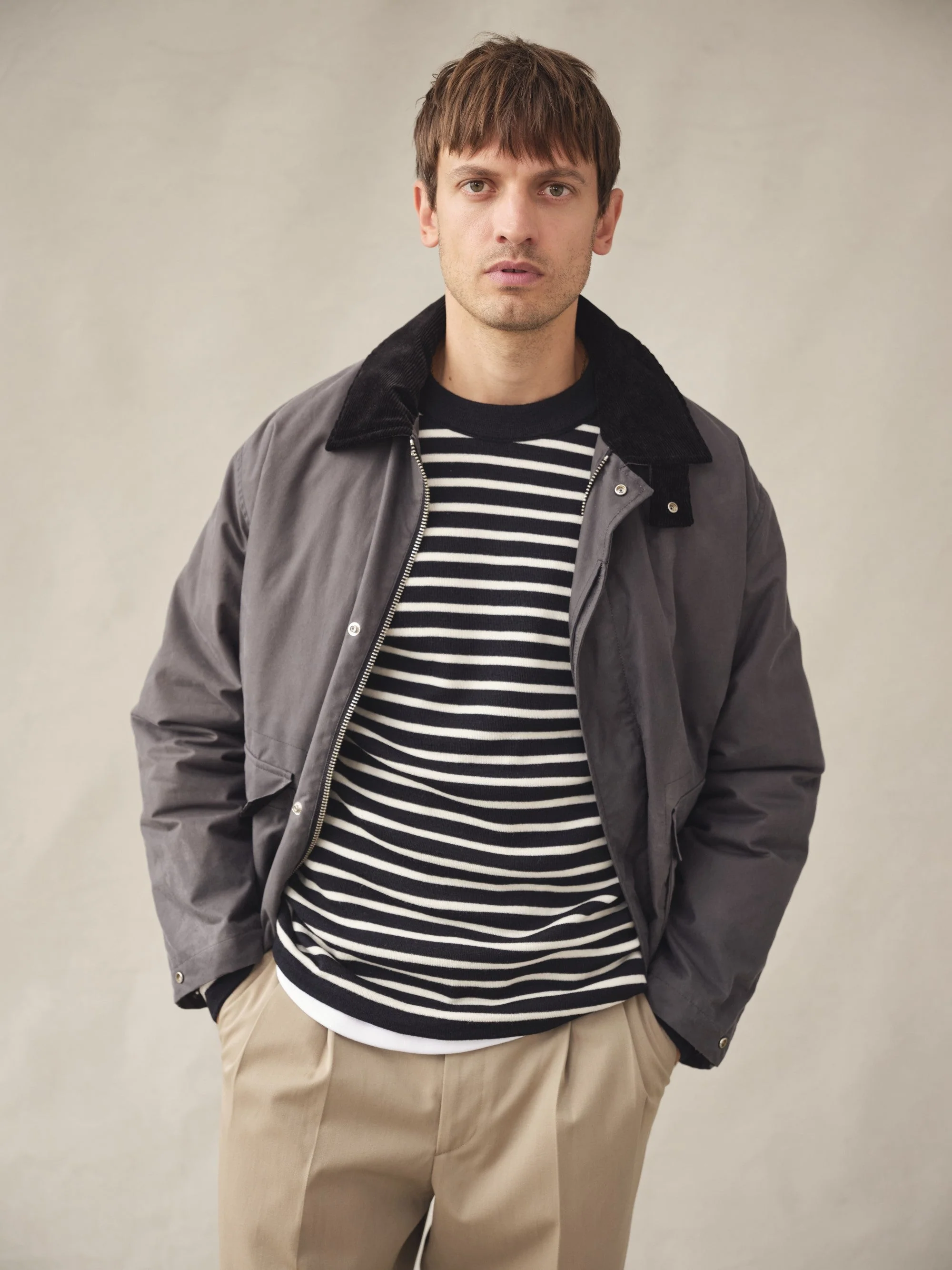 NAVAL crew neck | rund hals, navy blue / natural white - Image 3