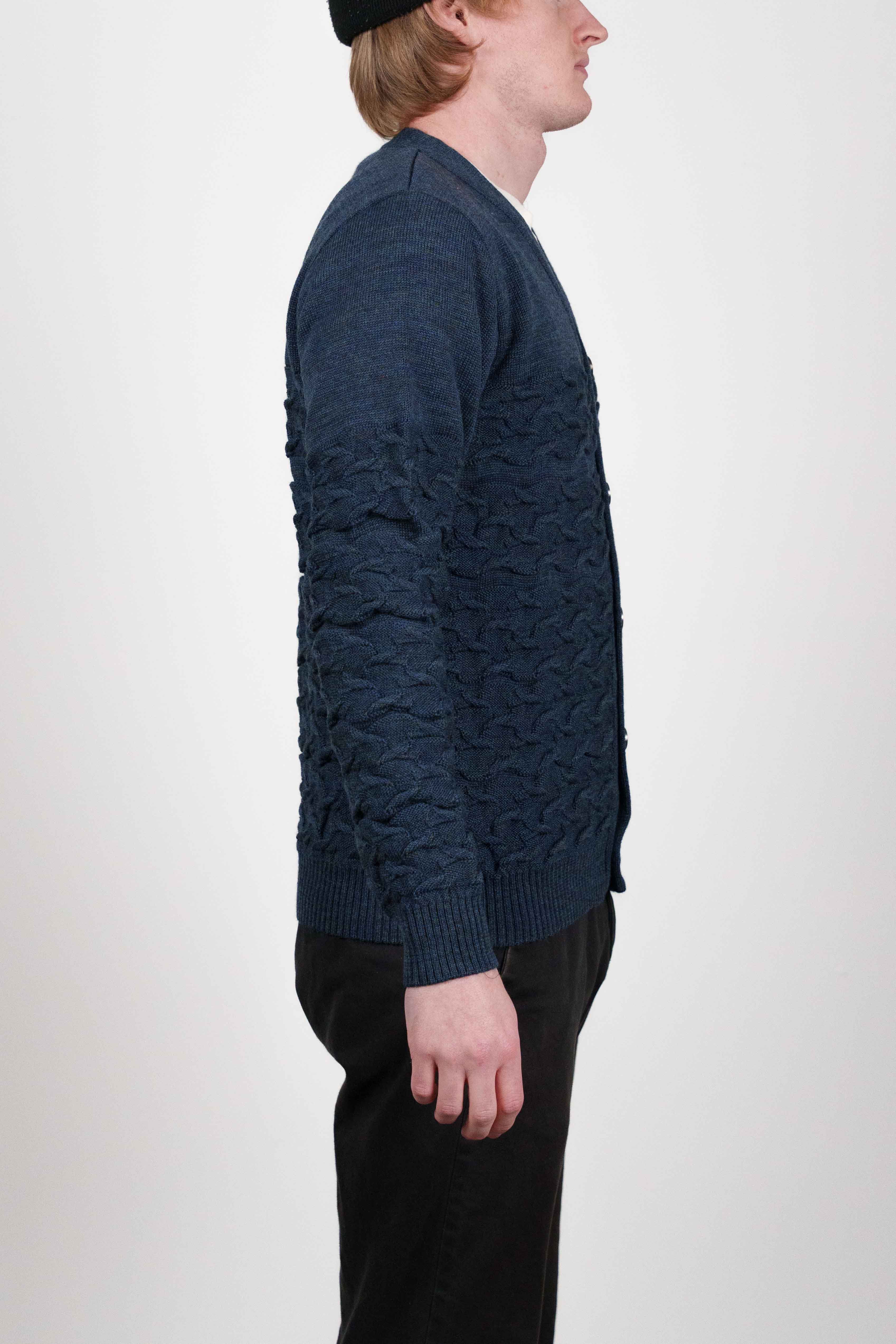 HABITAT cardigan, triple blue - Image 3