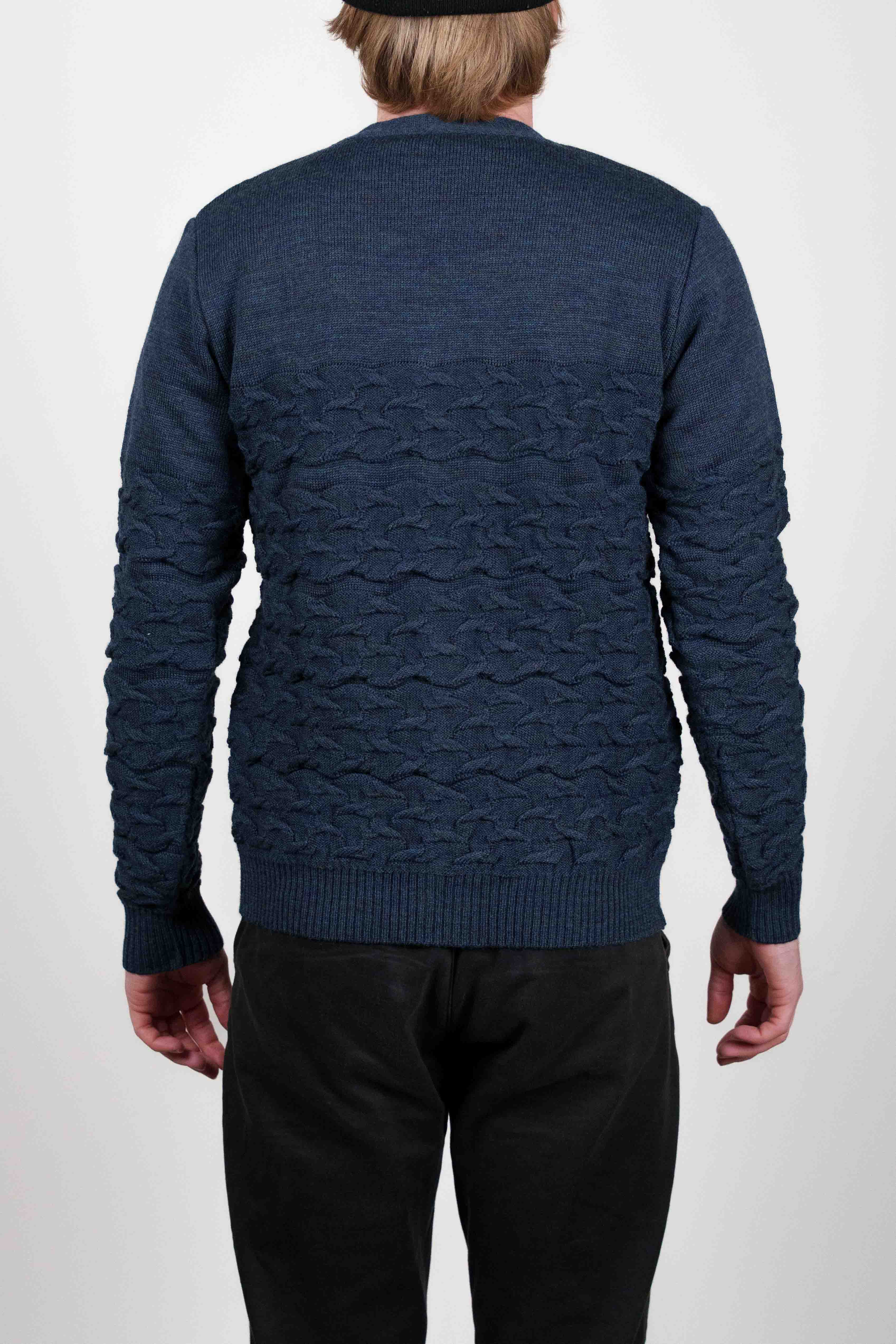 HABITAT cardigan, triple blue - Image 4