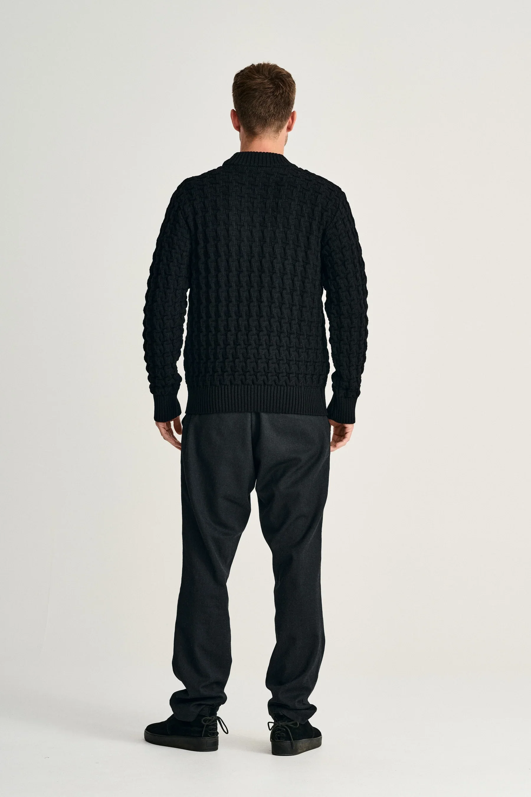 STARK-III sweater | høj hals, black void - Image 4
