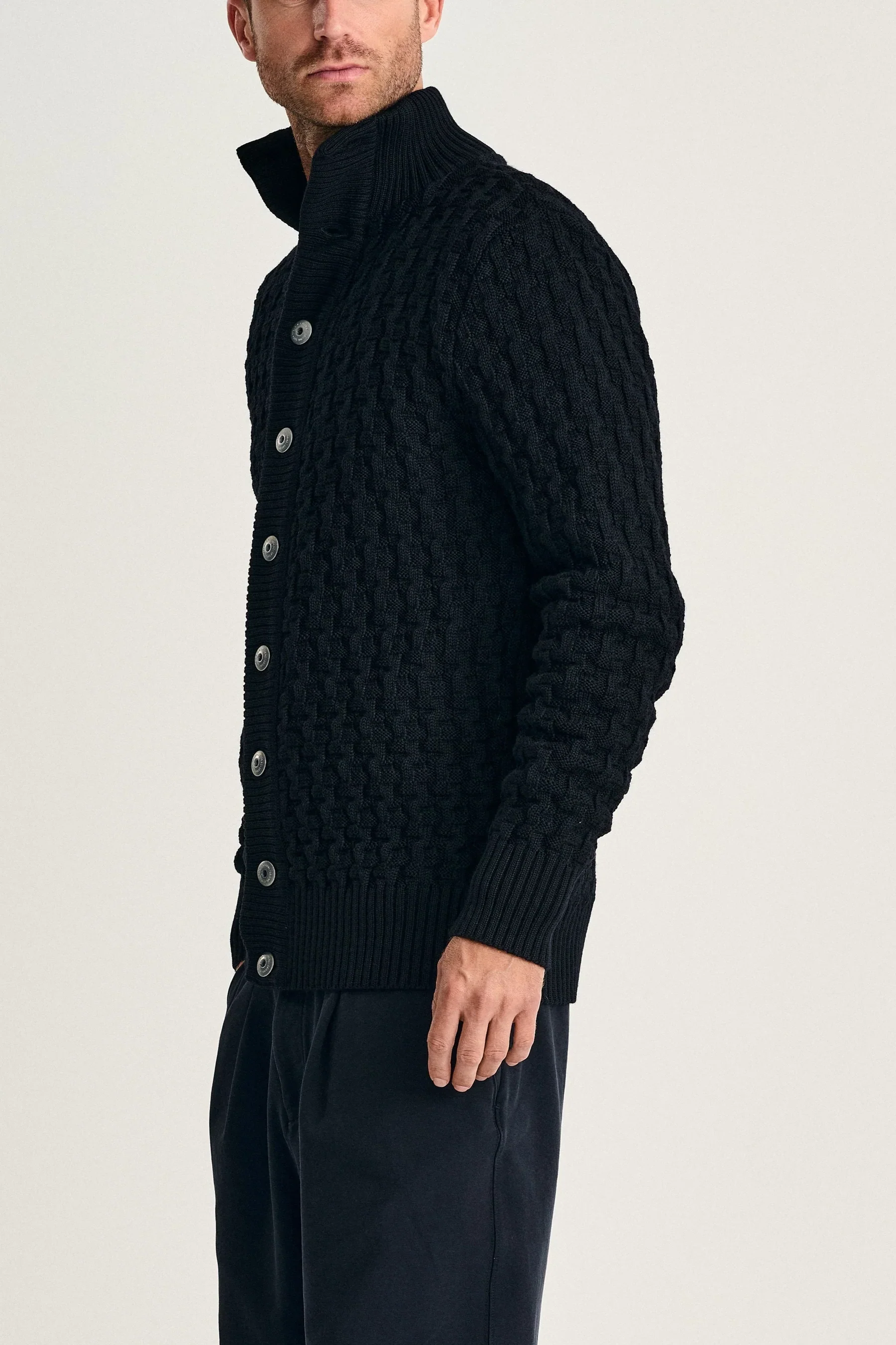 STARK cardigan, navy blue - Image 4