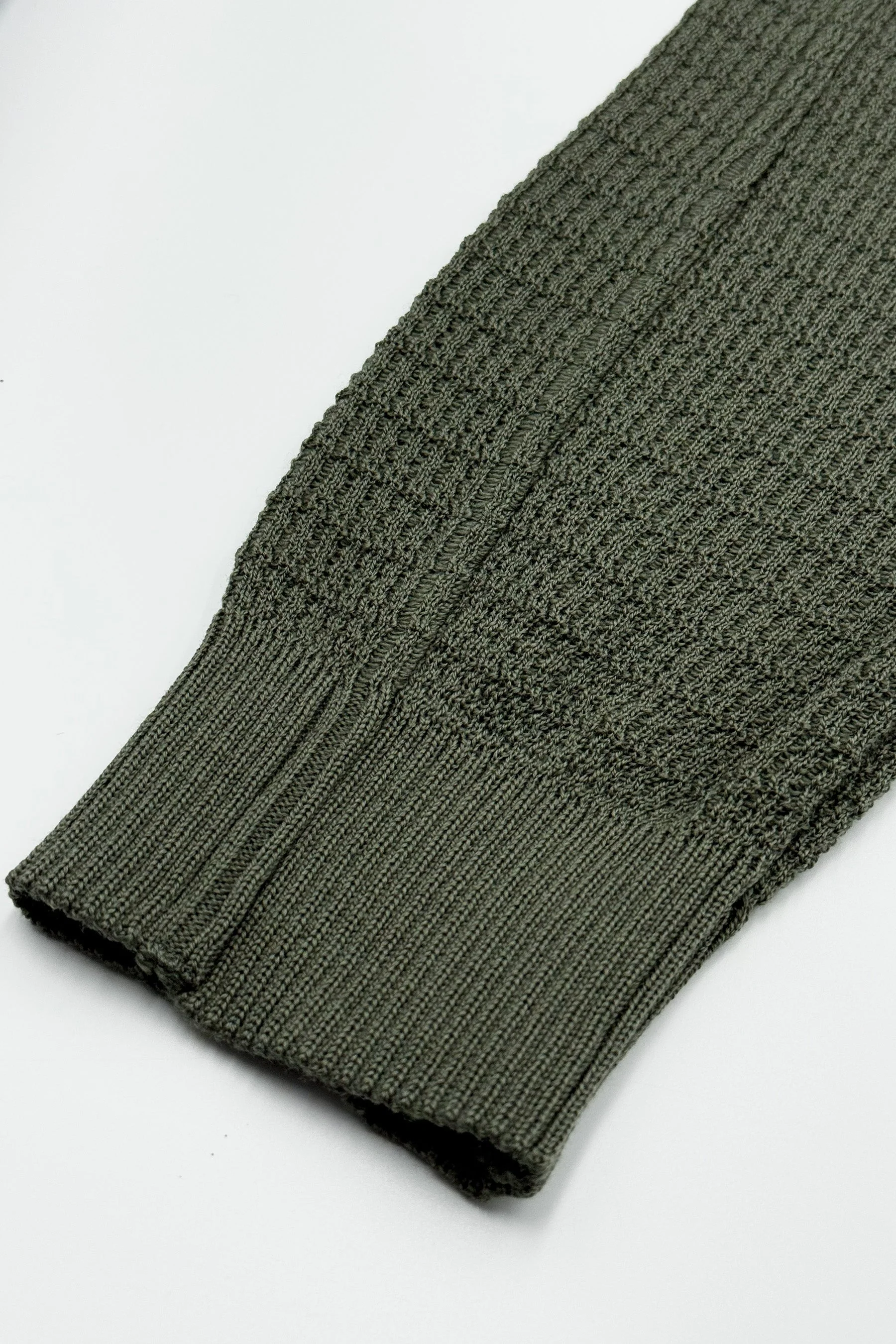 ROENTGEN-II crew neck | rund hals, natural green (f) - Image 5