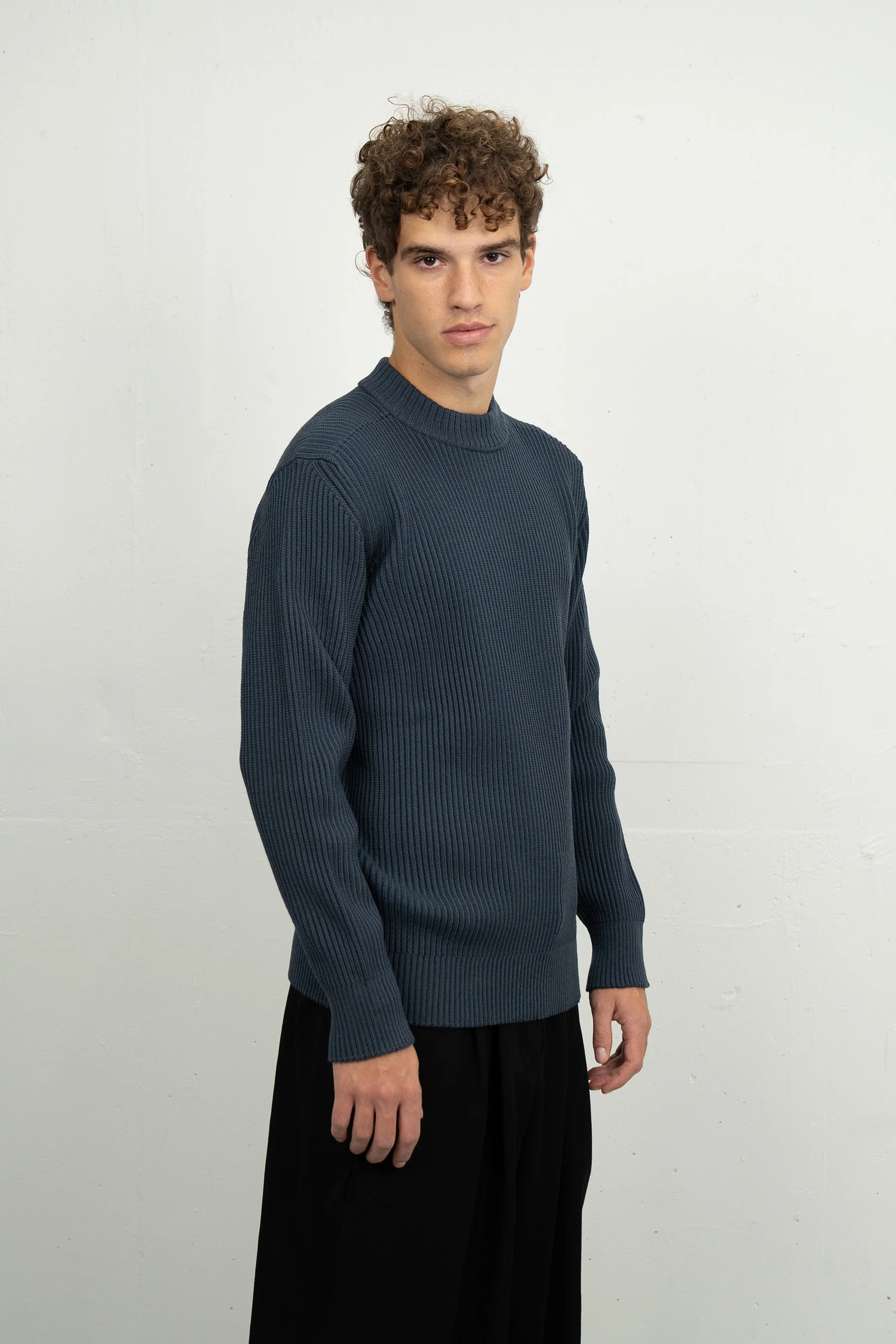 FENDER crew neck | rund hals, shadow blue (f) - Image 3