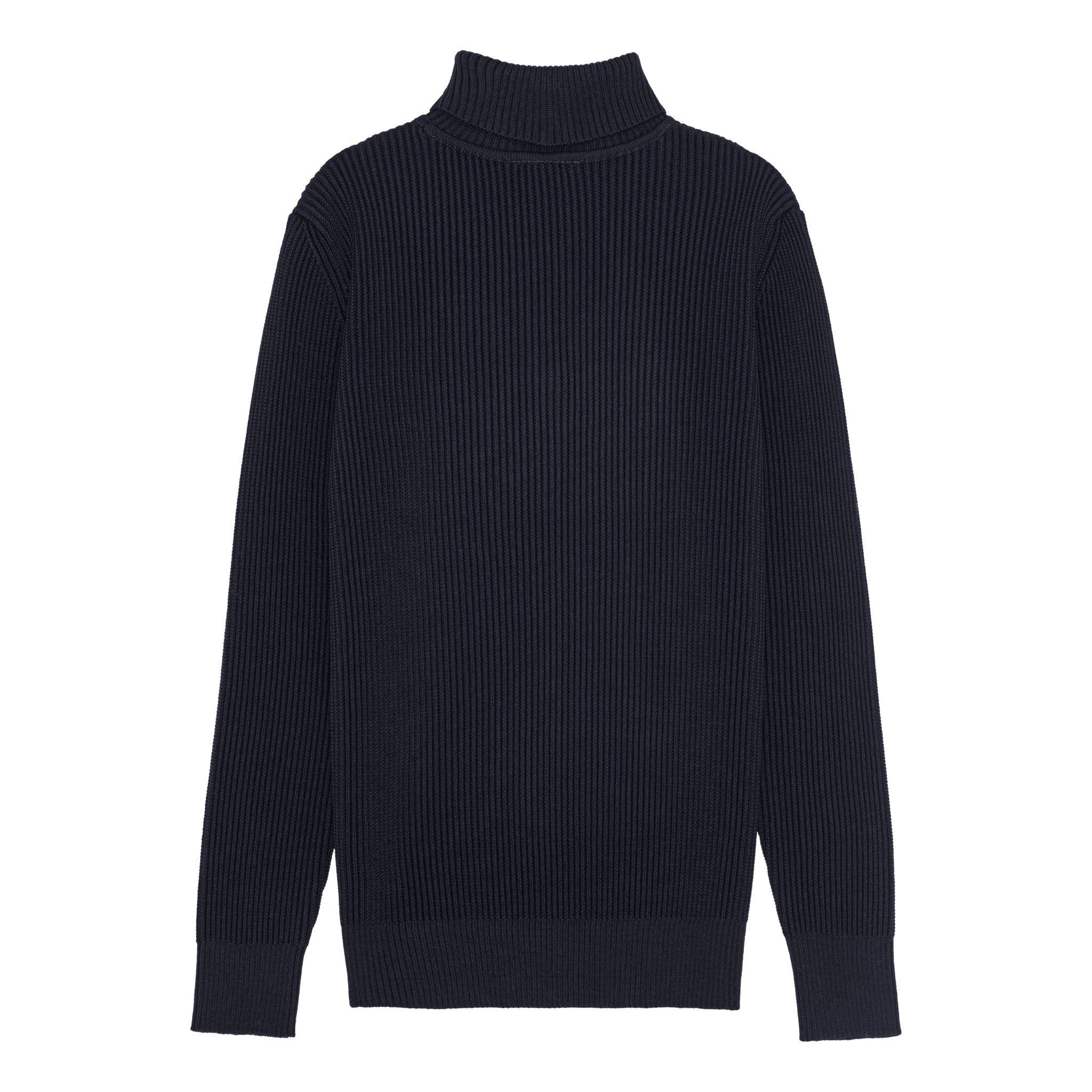 FENDER-III sweater | høj hals, navy blue (f) - Image 2