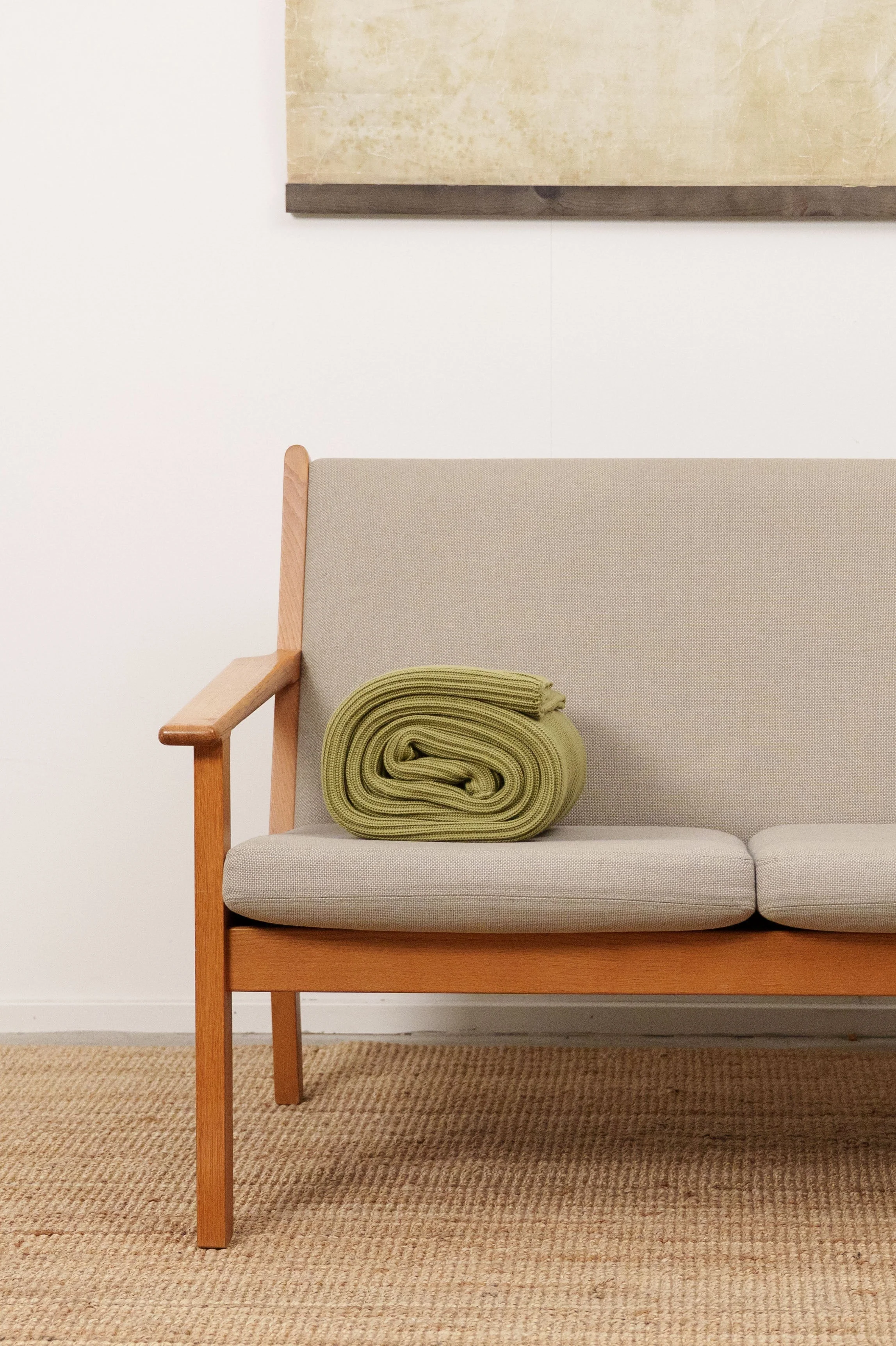 HAVEN blanket, dusty pistacchio