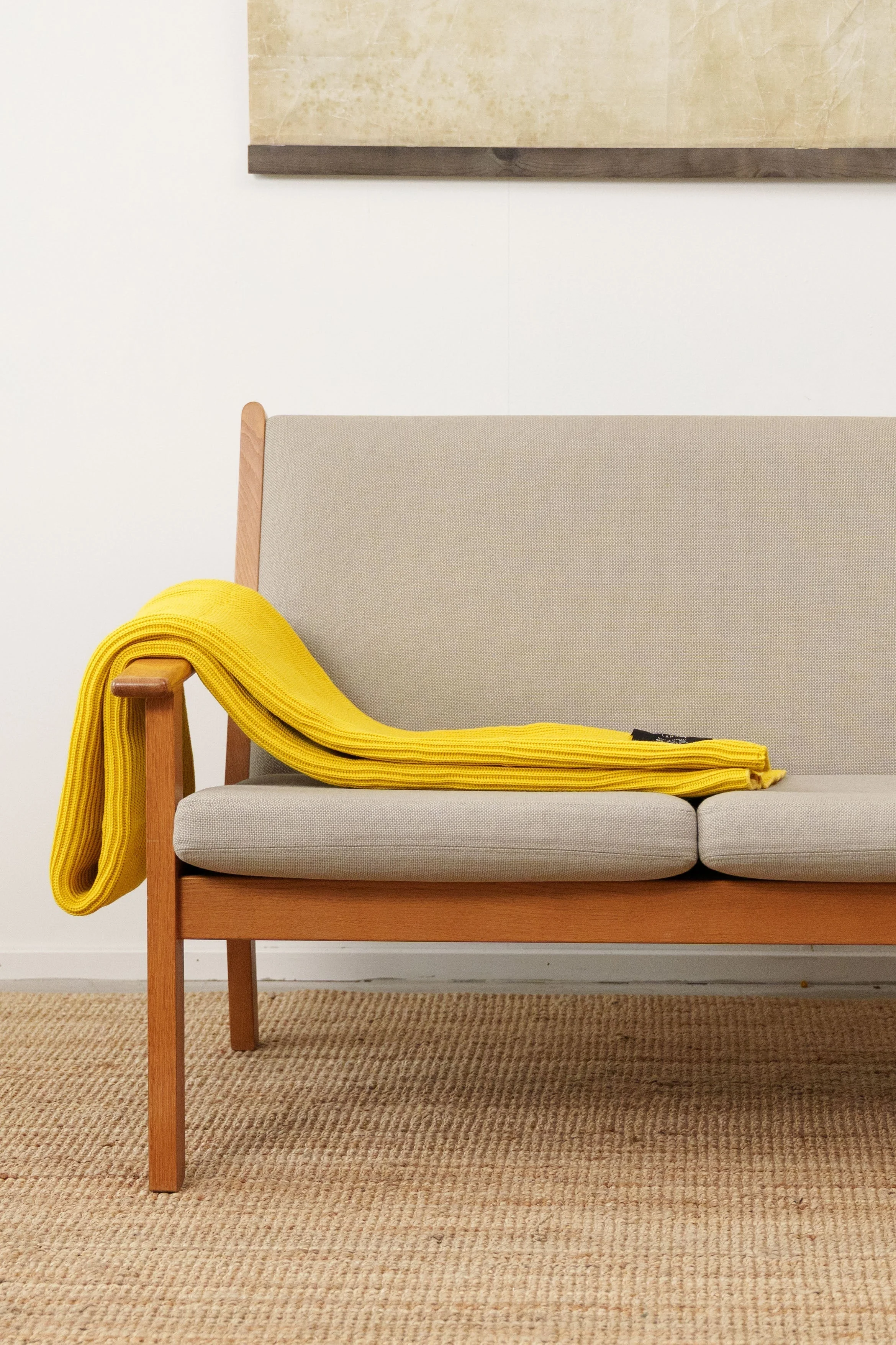 HAVEN blanket, faded summer yellow - Image 2
