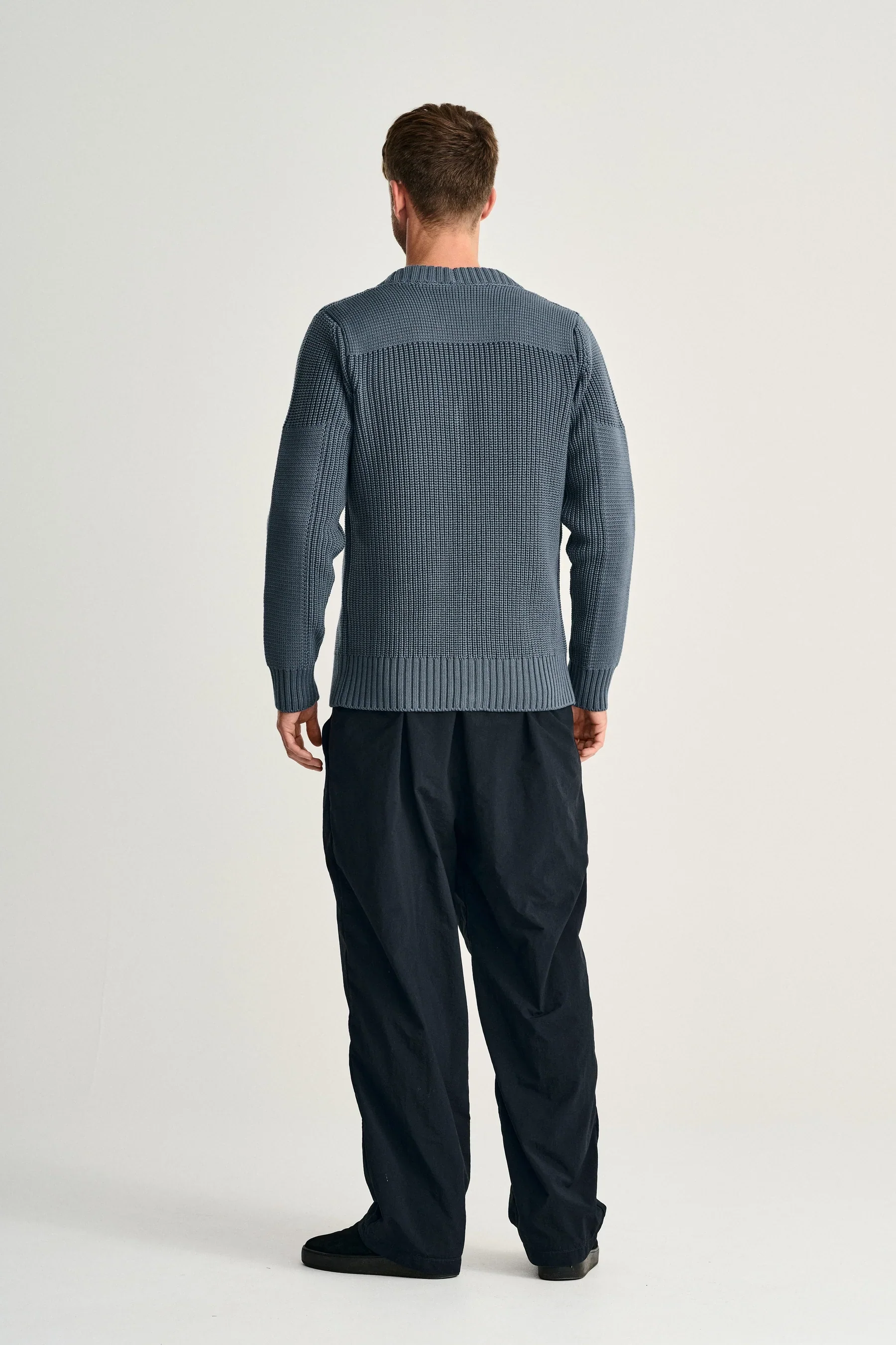 ROBUST cardigan, slate blue (f) - Image 3