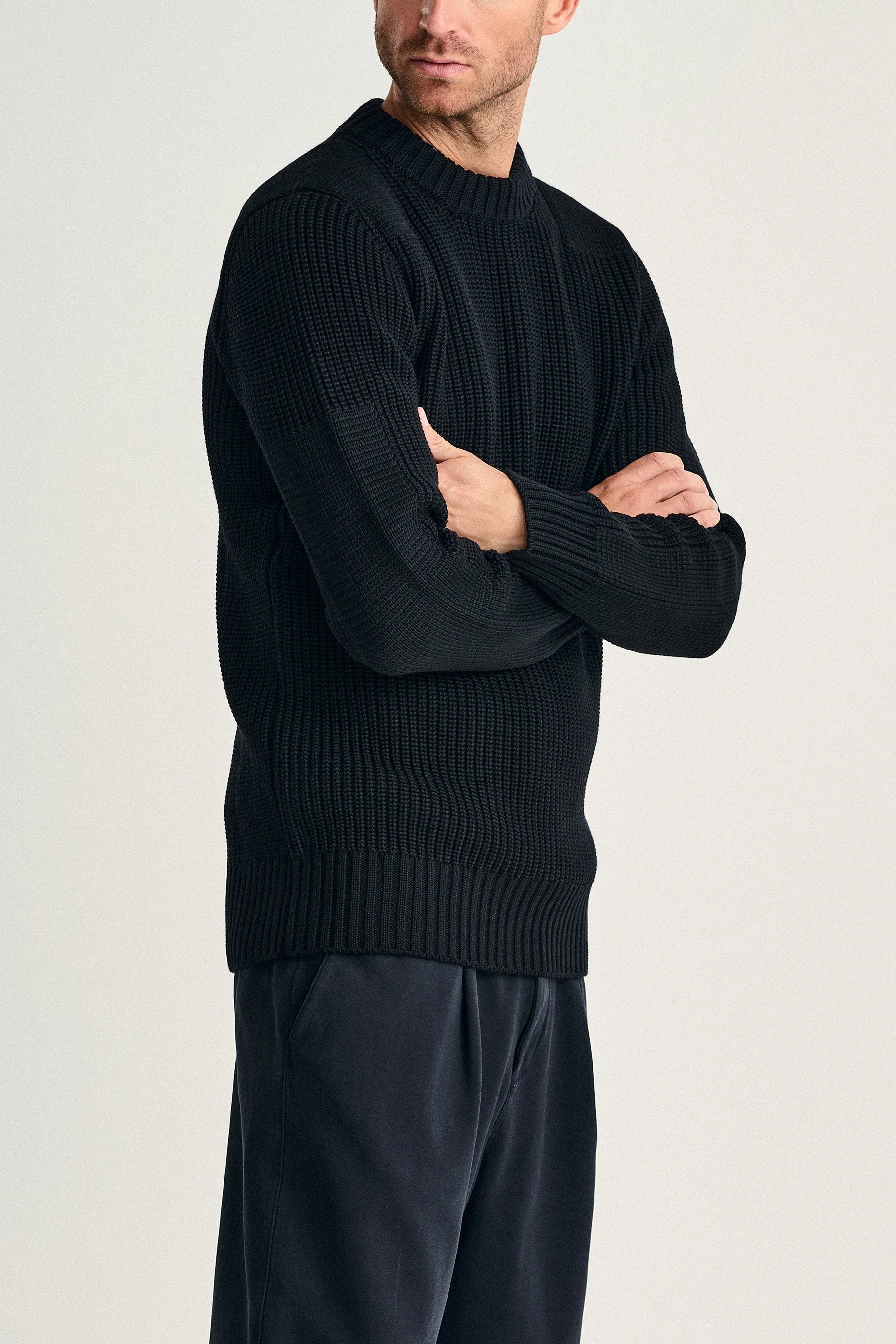 ROBUST crew neck | rund hals, navy blue (f)