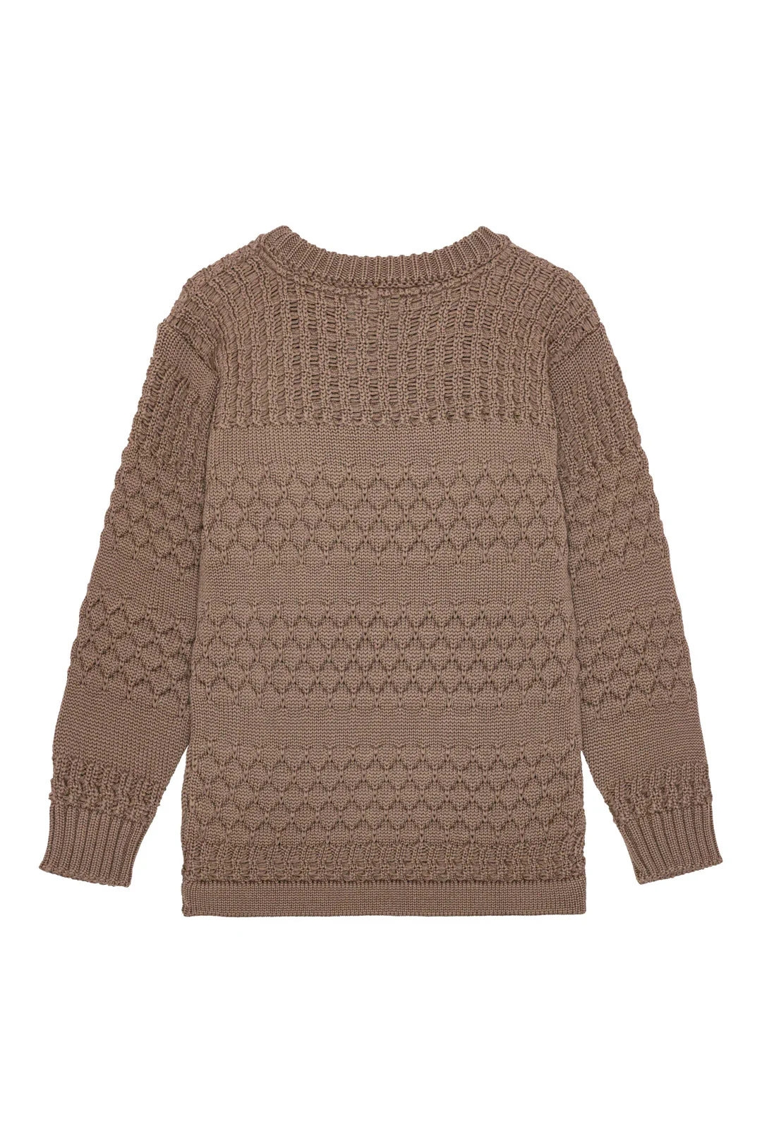 MACRO crew neck | rund hals, terra rose (f) - Image 3